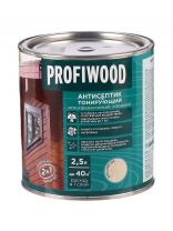 Антисептик Profiwood, для дерева, тонирующий, бесцветный, 2.1 кг