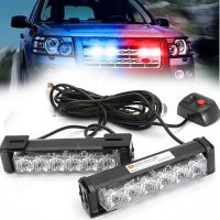 Полицейские красно-синие мигалки под решетку радиатора  SBR-246