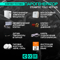 Парогенератор Steamtec TOLO KEY 225 - 22,5 кВт