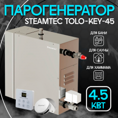 Парогенератор Steamtec TOLO KEY 45 - 4.5 кВт бюджетная серия