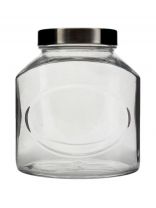 Банка стекло, 1 л, 10х14х15 см, с крышкой, Pasabahce, Элипс, 80393SLB