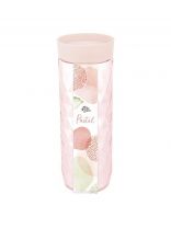 Банка для сыпучих продуктов, полипропилен, 1.5 л, 9.5х9.5х26.6 см, с крышкой, Plast team, Pastel, PT170310040, персик