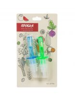 Пробка для бутылки, с дозатором, в ассортименте, 2 шт, навеска, Y3-1057