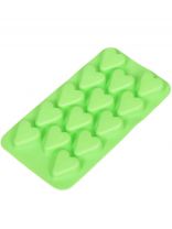 Форма для льда Клубника, 19.5х10.5х1.5 см, силикон, в ассортименте, Y3-1060