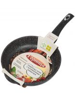 Сковорода литой алюминий, 24 см, антипригарное покрытие, Горница, Гранит, с241аг