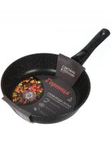 Сковорода литой алюминий, 26 см, антипригарное покрытие, Горница, Гранит Induction, съемная ручка, индукция, Ис2653аг