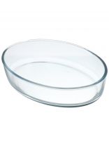 Форма для запекания стекло, 24.5х34.8х6.5 см, 3.2 л, овальная, без ручек, Горница, Ф0320