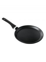 Блинница алюминий, 22 см, антипригарное покрытие, Горница, Классик, черная, б221а, бакелитовая ручка