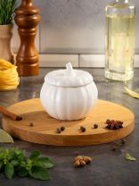 Горшок для запекания керамика, 0.42 л, 11х11х9см, Daniks, Тыква, Y4-7974/Y6-10217