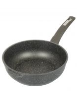 Сотейник алюминий, 24 см, антипригарное покрытие, Мечта, Гранит, 243701