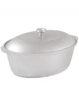 Утятница литая, 4 л, алюминий, с крышкой, литые ручки, Kukmara, у40