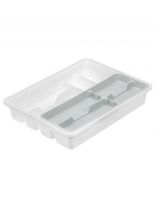 Лоток-вкладыш двухуровневый, 31х40х7 см, смоки, Idea, М 1146