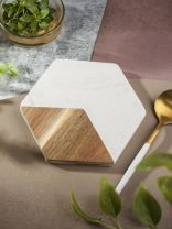 Подставка под горячее, керамика, дерево, шестиугольная, 10х11.5 см, Y4-8703