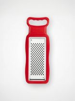 Терка 27 см, нержавеющая сталь, рукоятка пластик, навеска, Никис ТПМ -3у, 48120, красная