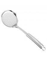 Шумовка нержавеющая сталь, 34х11 см, навеска, Satoshi, Альфа, 882-266