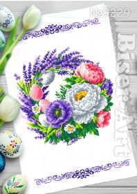 9229 Biser-Art. Пасхальный рушник