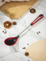 Ложка поварская нейлон, силикон, навеска, Daniks, Salsa, YW-KT386-1