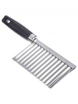 Нож кухонный слайсер, для фигурной нарезки, 19х6 см, нержавеющая сталь, рукоятка пластик, навеска, 884-068