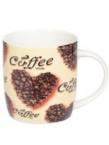 Кружка керамика, 350 мл, Я люблю кофе 2, в ассортименте