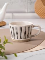 Кружка керамика, 300 мл, Грифельные зарисовки, 10.2х7.5 см, Y4-8979, в ассортименте