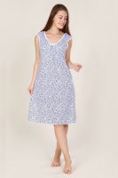 71 Ночная сорочка [голубые цветы]