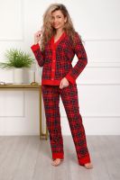 Пижама 18062 [красный/клетка]