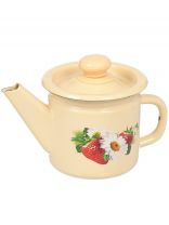 Чайник сталь, эмалированное покрытие, 1 л, ручка металлическая, Сибирские товары, в ассортименте, 3П/2707.3/С2707