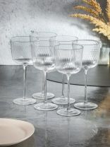 Бокал для вина, 300 мл, хрустальное стекло, 6 шт, Вертикаль, B060739