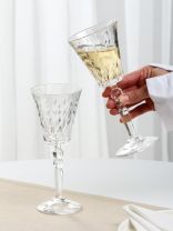 Бокал для вина, 210 мл, хрустальное стекло, 6 шт, RCR, Marilyn, 49454