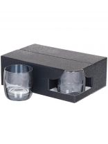 Стакан 310 мл, стекло, 6 шт, Glasstar, Радуга, черное море, RNBS_9370_3