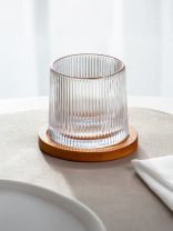 Стакан для виски 370 мл, стекло, Грани, на подставке, Танцующий, в подарочной упаковке, Y4-9703