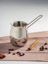 Турка 0.4 л, нержавеющая сталь, ручка металлическая, Daniks, Y4-8864