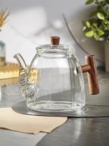 Чайник заварочный стекло, 1.1 л, с ситечком, B050184