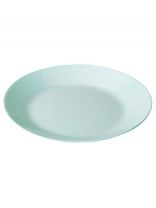 Тарелка обеденная, стеклокерамика, 25 см, круглая, Lillie Turquoise, Luminarc, Q6432, бирюза