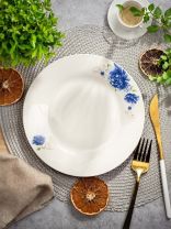 Тарелка десертная, керамика, 19 см, круглая, Мэджик Блю, Daniks