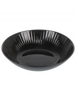 Тарелка суповая, стекло, 20 см, круглая, Cottage Black, Luminarc, V2124