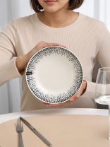 Тарелка суповая, керамика, 20 см, круглая, Mila Ripsy, Elrington, 253-27012