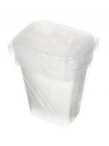 Контейнер одноразовый 6 шт, 500 мл, Тавра, Салатный