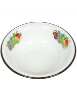 Миска эмалированная сталь, круглая, 7 см, 2 л, Сибирские товары, С0310/.СГ*63/П*105/СГ*105/*79/П*59/*63, в ассортименте