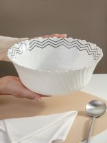 Салатник стеклокерамика, круглый, 23х9 см, 2 л, Вэнсдей, Daniks, BY13LTW90