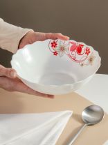 Салатник стеклокерамика, круглый, 20х5.5 см, 0.9 л, Кармен, Daniks, BY13LHW80