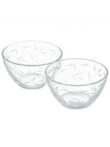 Салатник стекло, круглый, 2 шт, 11х6 см, подарочная упаковка, Весна, Glasstar, G33_1322(2)_1