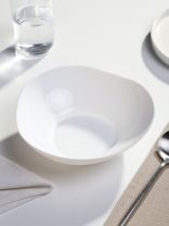 Салатник стеклокерамика, круглый, 20.5х7 см, Вайт, RLW80X