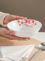 Салатник стеклокерамика, круглый, 18х5 см, 0.6 л, Кармен, Daniks, BY13LHW70