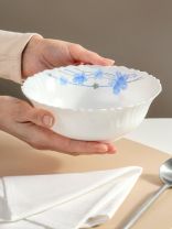 Салатник стеклокерамика, круглый, 18х6 см, 0.6 л, Вуаль, TW70