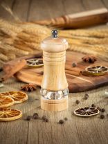 Мельница для специй дерево, металл, 13.5 см, светлое дерево, Y4-8013