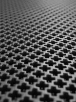 Коврик универсальный, 60х40 см, прямоугольный, EVA, черный, кросс, УК060040