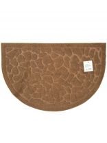 Коврик грязезащитный, 40х60 см, полиэстер, ПВХ, бежевый, Y4-6812