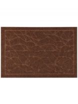 Коврик грязезащитный влаговпитывающий, 40х60 см, коричневый, узор, Natverk, 93686