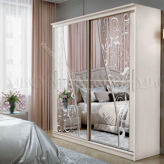 Шкаф-купе Элегант №2 1,5 м Сандал Светлый